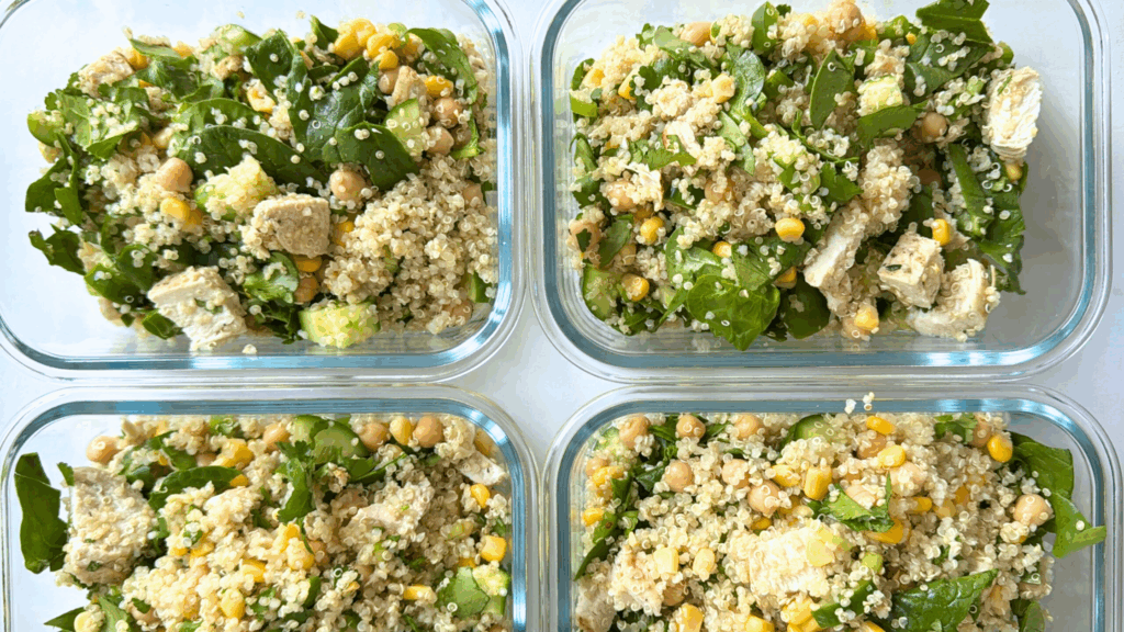 Chicken, Quinoa & Corn Salad - Wholesome by Sarah
